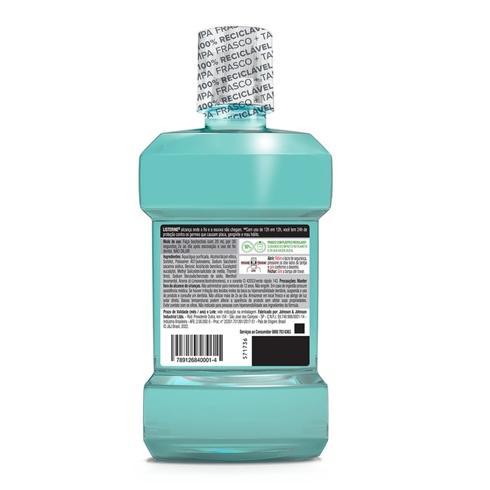 Enxaguante Bucal Listerine Cool Mint 250ml