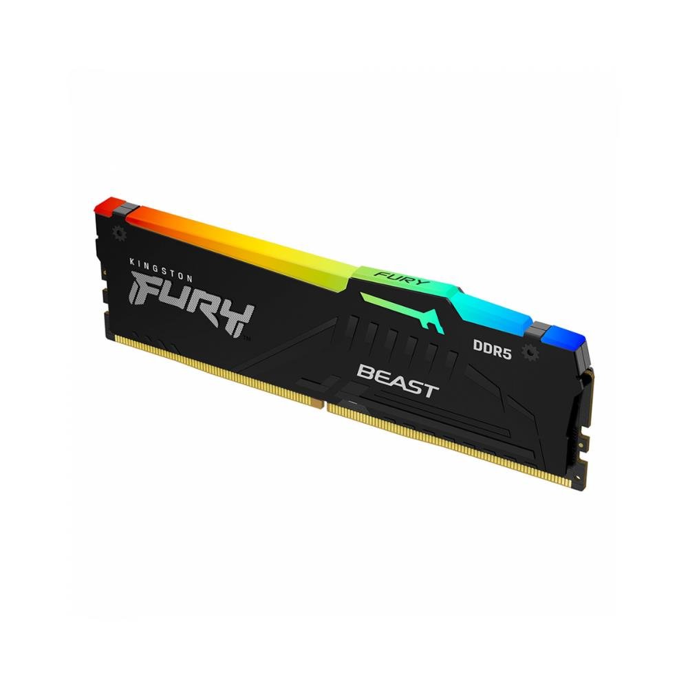Memória DDR5 Kingston Fury Beast EXPO, RGB, 32GB, 6000Mhz, Black, KF560C36BBEA-32