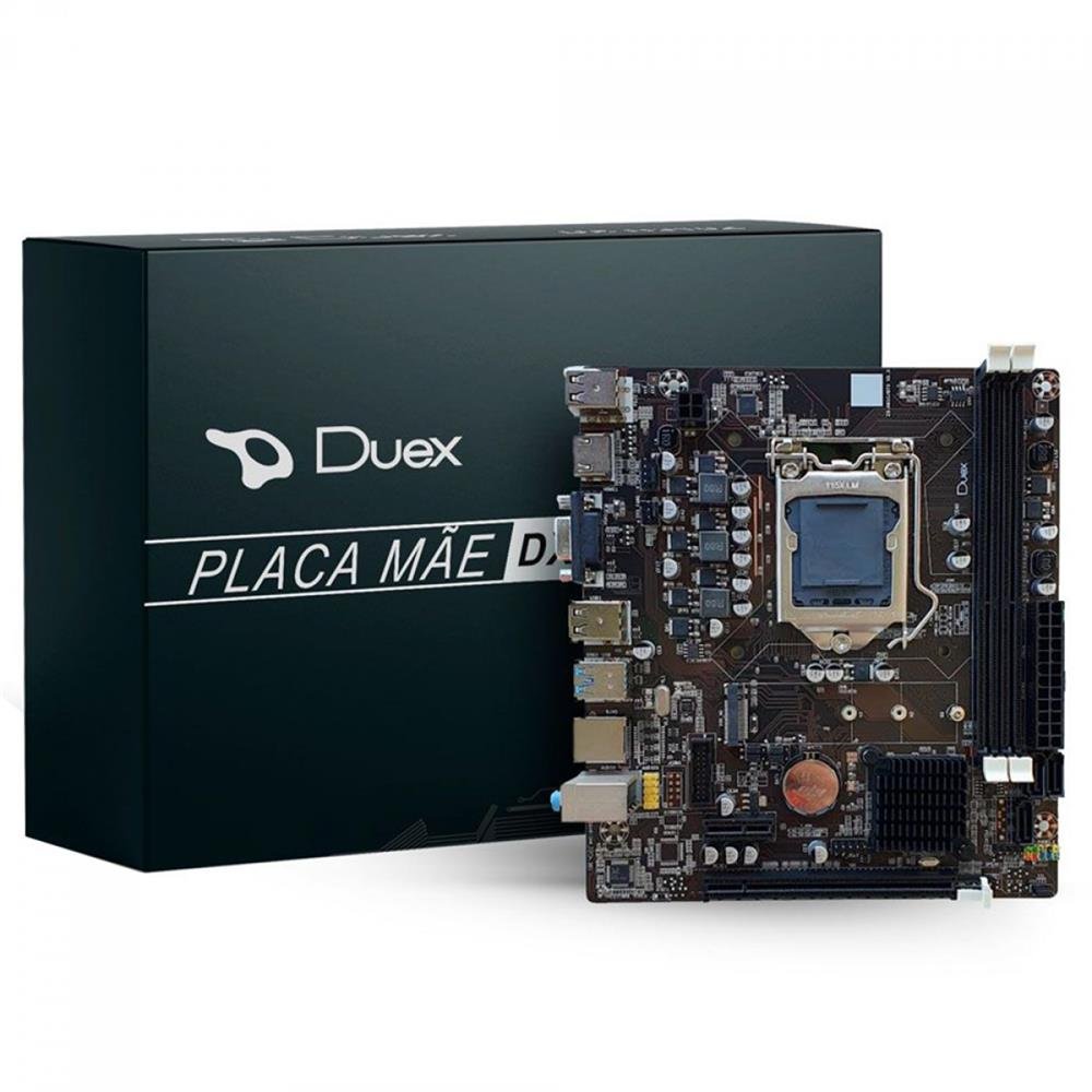 Placa Mãe Duex B75ST M2, Chipset B75, Intel LGA 1155, MATX, DDR3