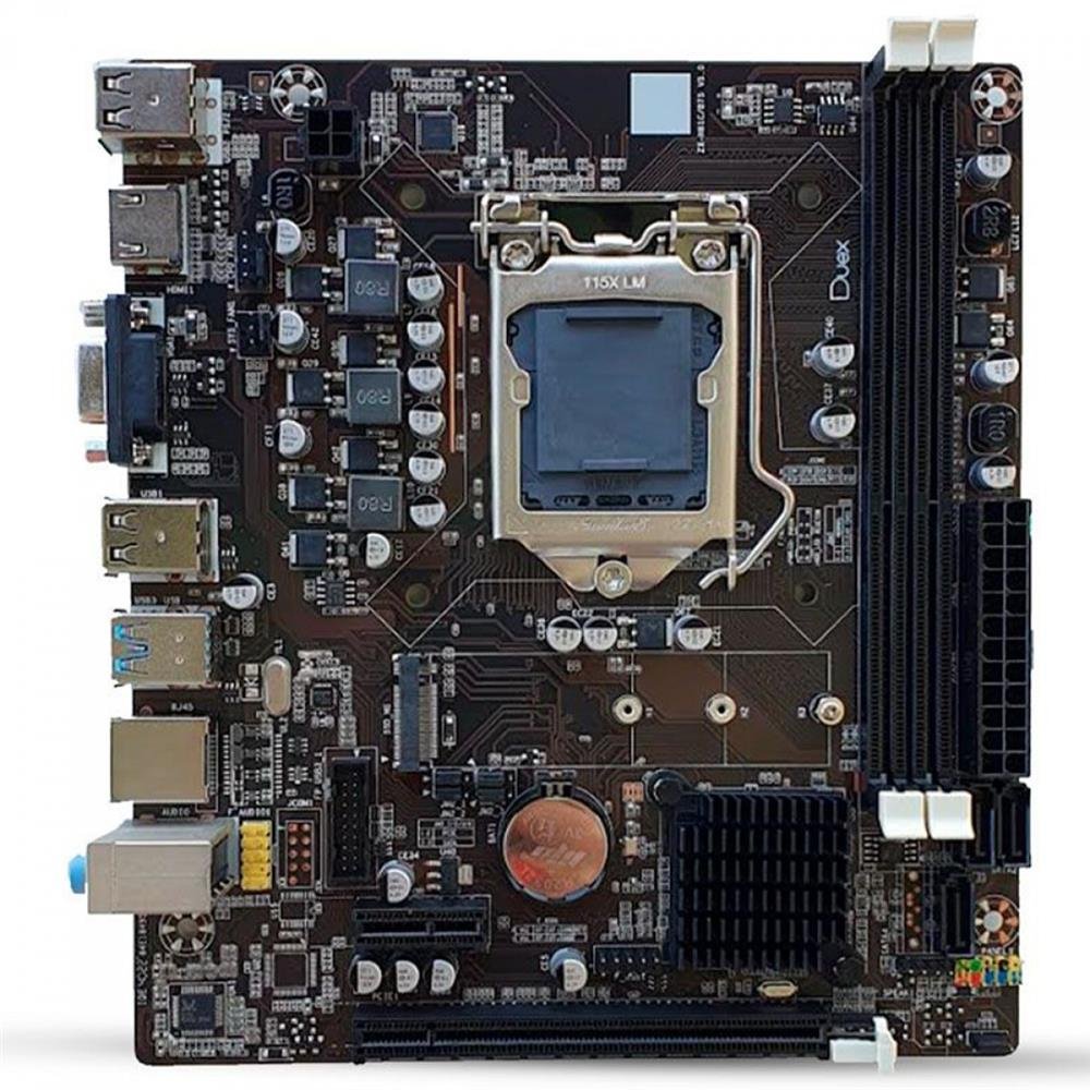 Placa Mãe Duex B75ST M2, Chipset B75, Intel LGA 1155, MATX, DDR3