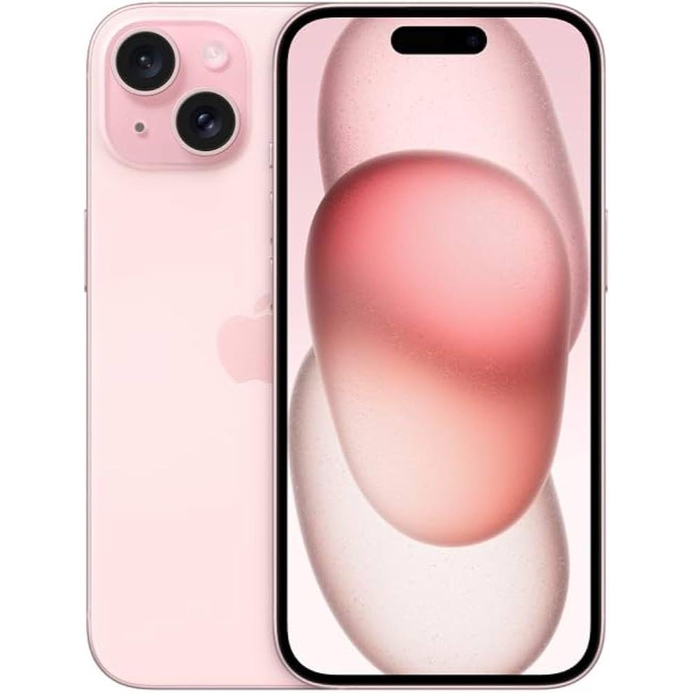 iPhone 15 Apple (128GB) Rosa Tela de 6,1" 5G e Câmera de 48 MP