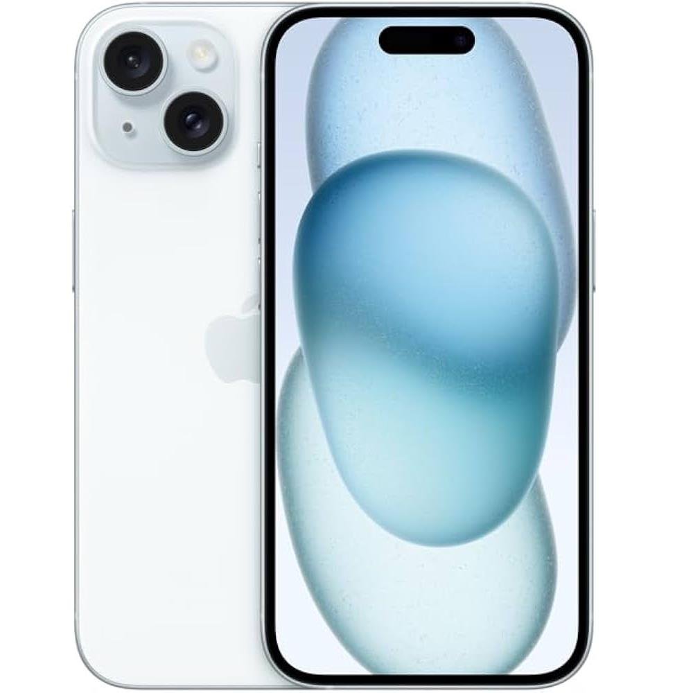 iPhone 15 Apple (128GB) Azul Tela de 6,1" 5G e Câmera de 48 MP