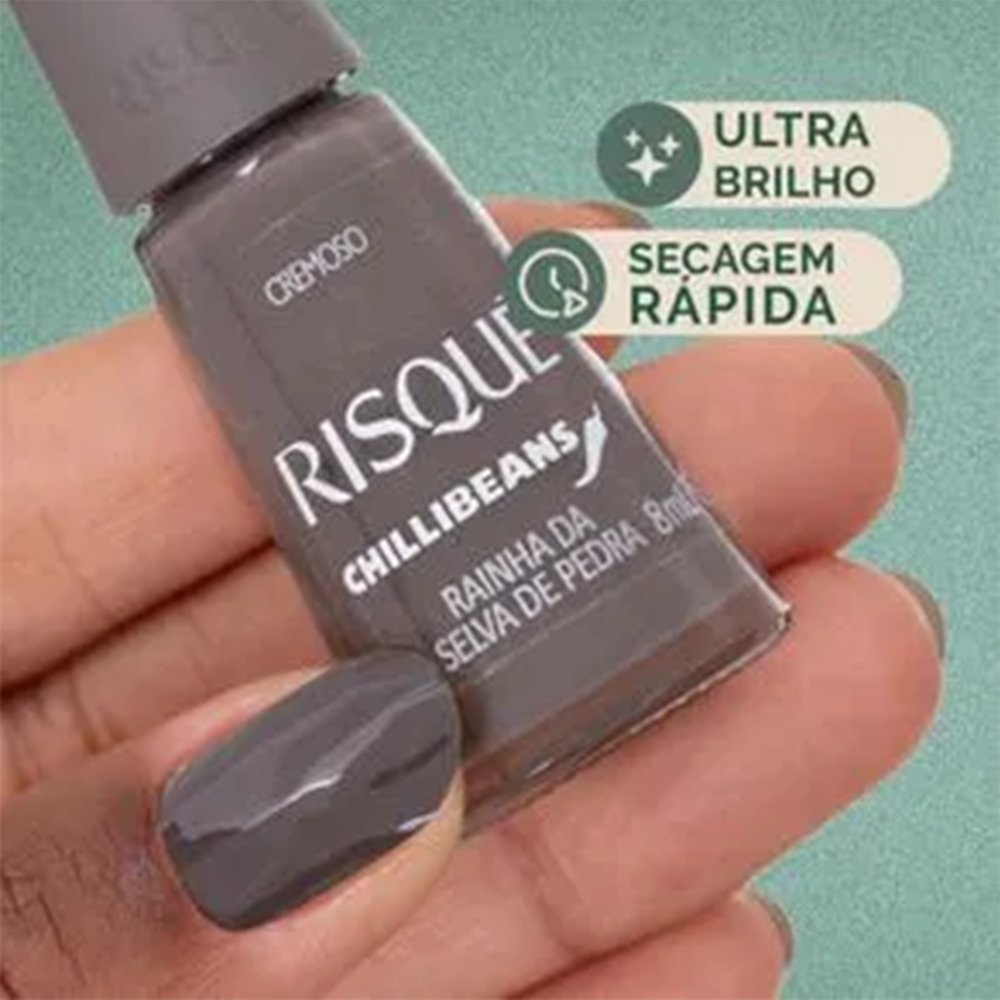 Esmalte Risqué Cremoso Rainha Selva de Pedra Chilli Beans Avulso 8ml