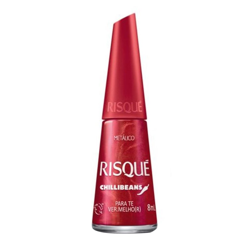 Esmalte Risqué Metálico Pra Te Ver Melhor Chilli Beans Avulso 8ml