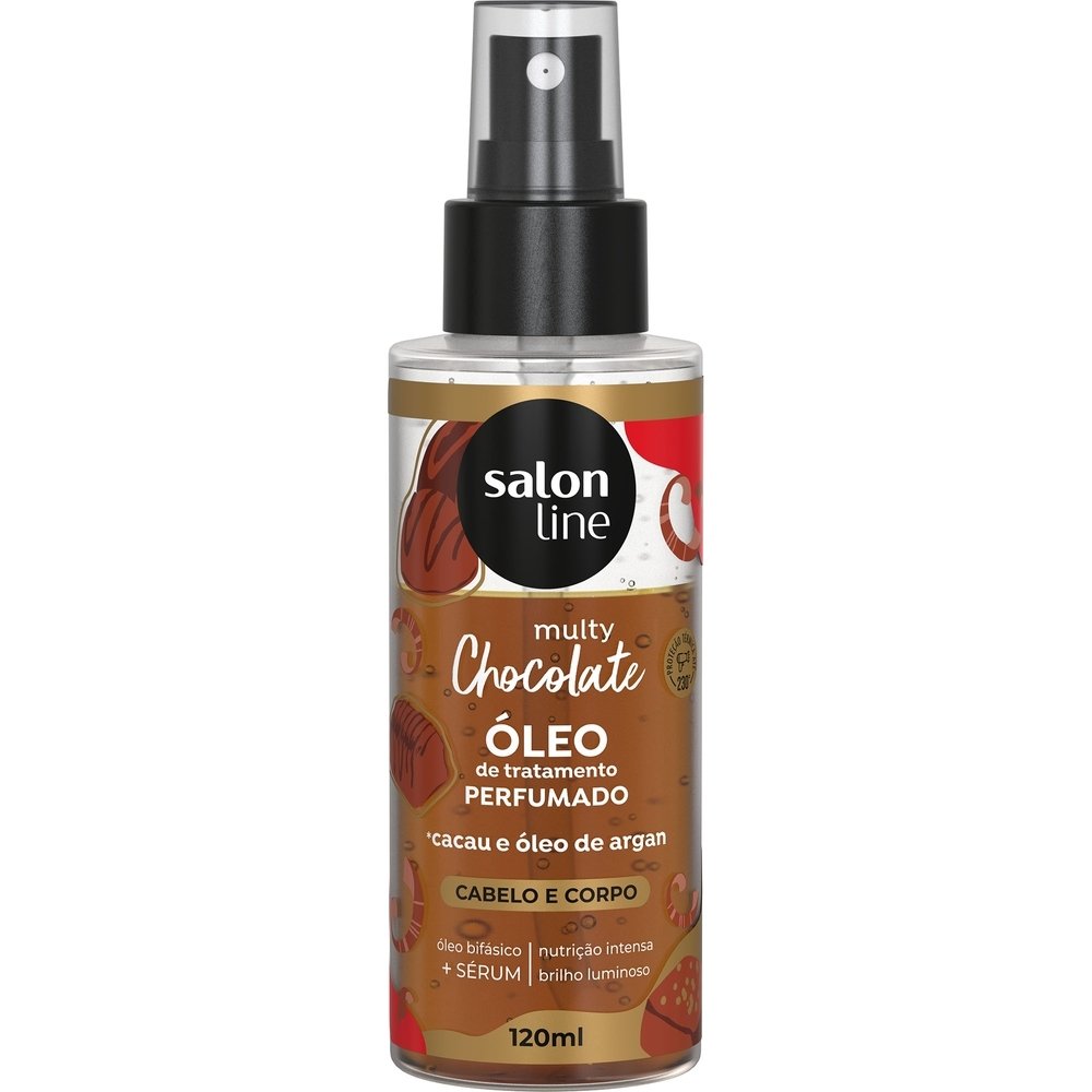 Óleo Perfumado Salon Line Multy Poderosos Chocolate 120ml