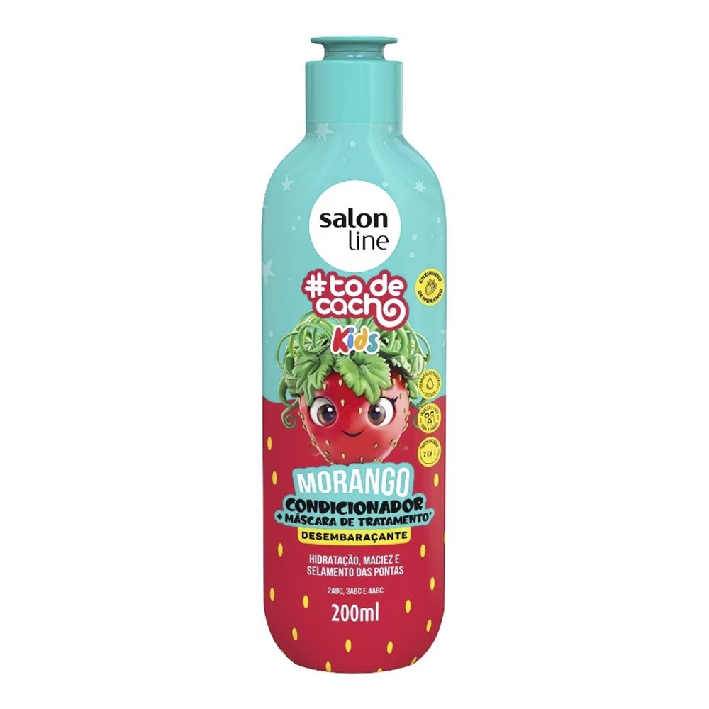 Kit Shampoo 300ml + Condicionador 200ml Salon Line Meu Liso Escudo Antiporosidade