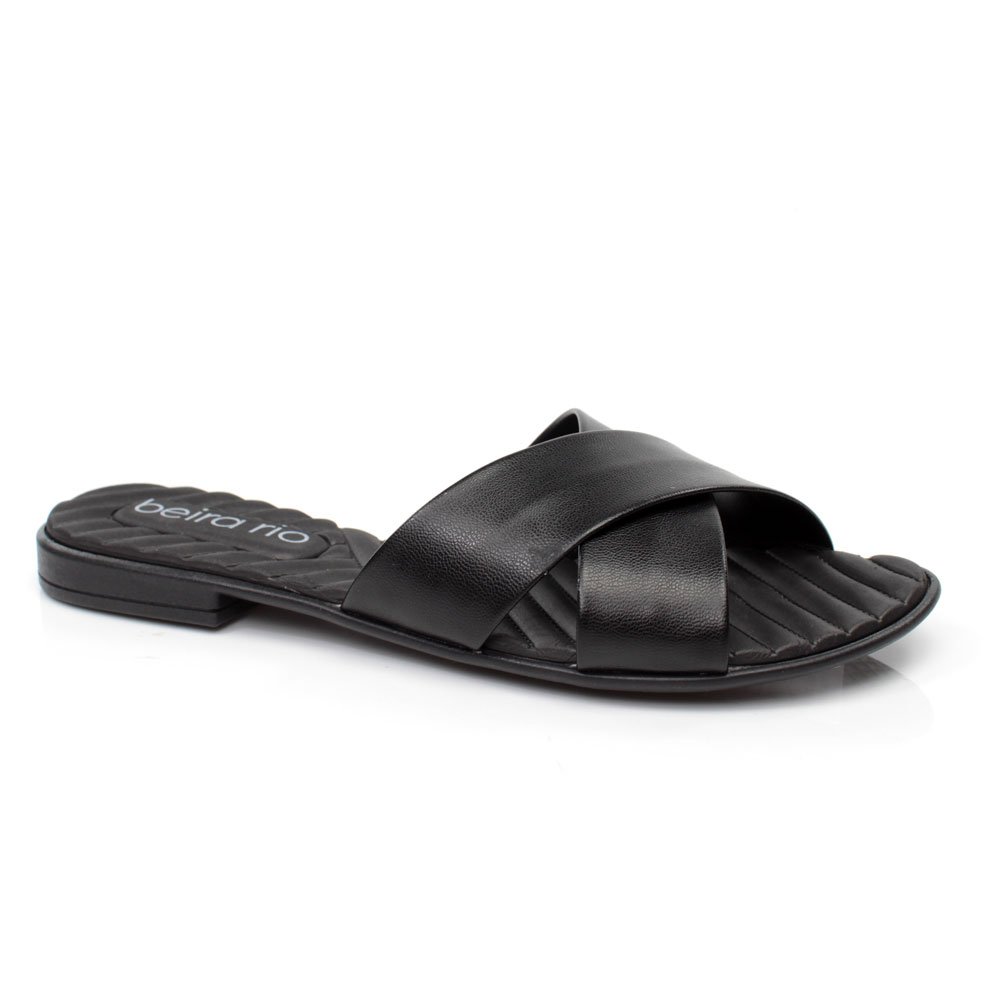 Tamanco Beira Rio 8519.101.9569.15745 Preto 34-39 Com 12 Pares