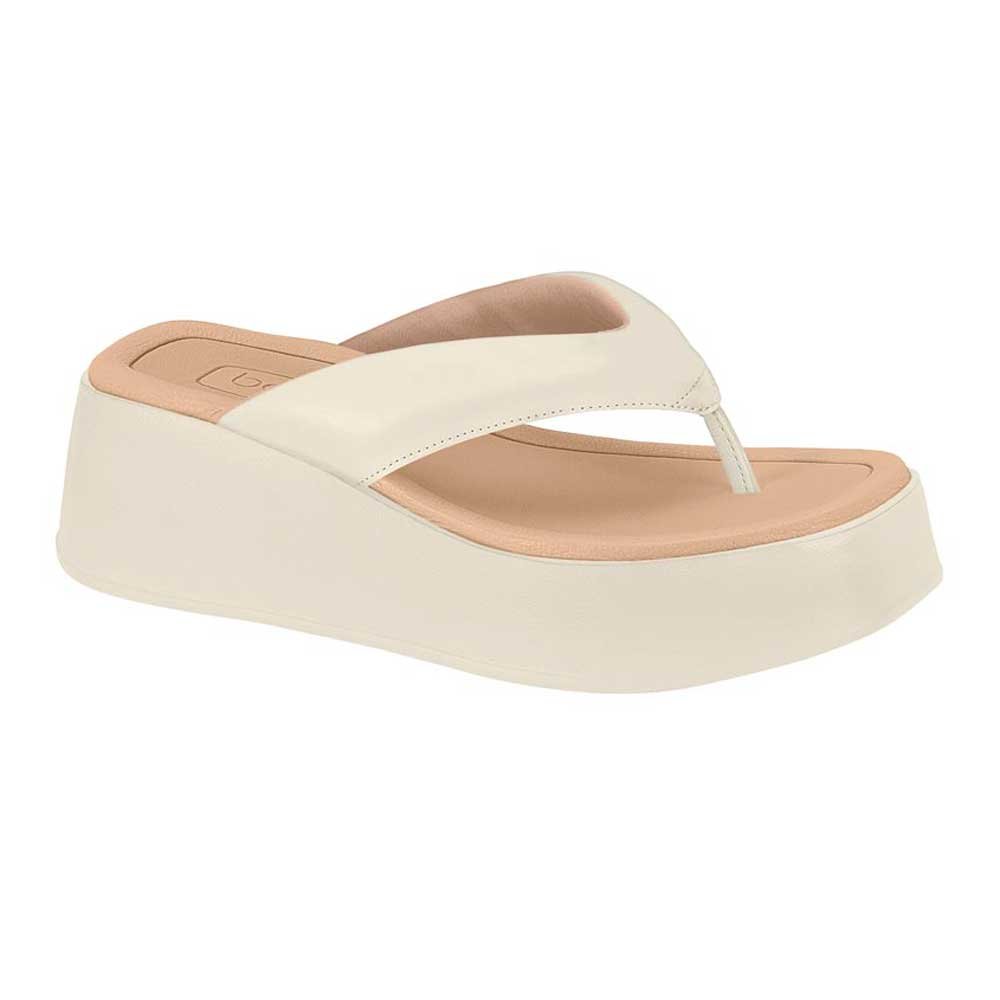 Tamanco Beira Rio 8530.100.18462.35312 Branco Off 526 34-39 Com 12 Pares