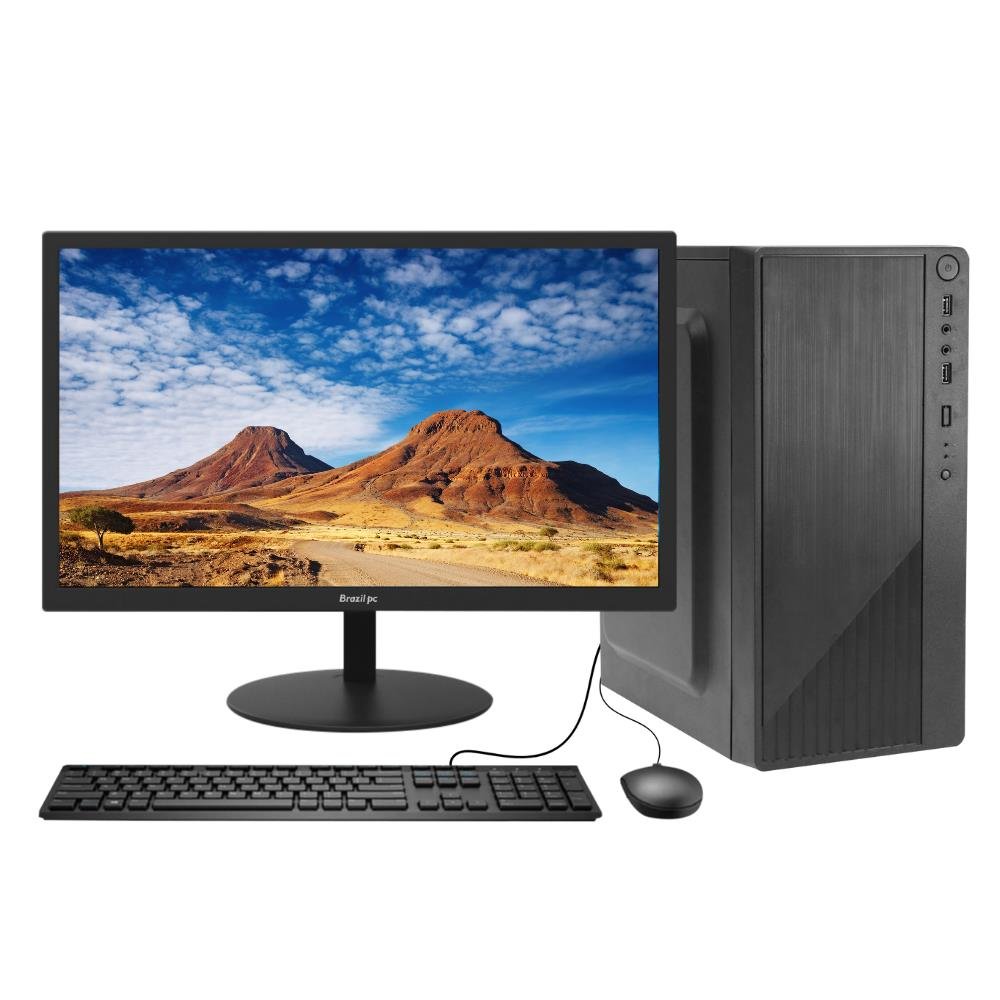 Computador Completo Intel Core I3 7ª Geração 8GB SSD 240GB Monitor 19" BrazilPC