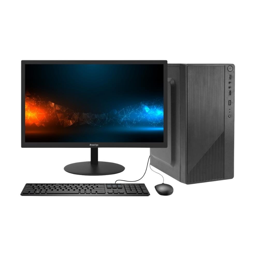 Computador Completo Intel Core I7 8ª Geração 16GB SSD 240GB Monitor 19" BrazilPC