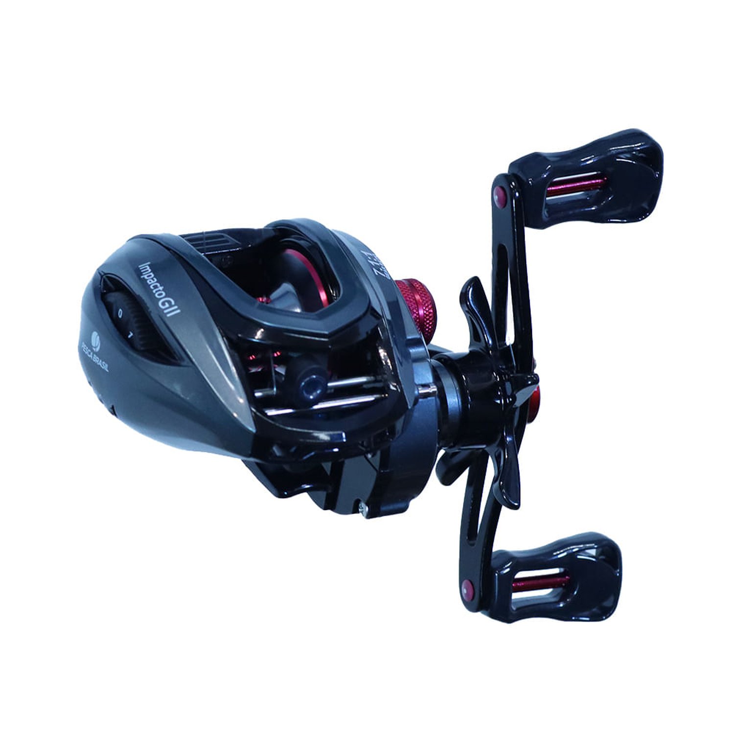 Carretilha Esquerda Impacto Gii (6+1)Roll Unica Pesca Brasil