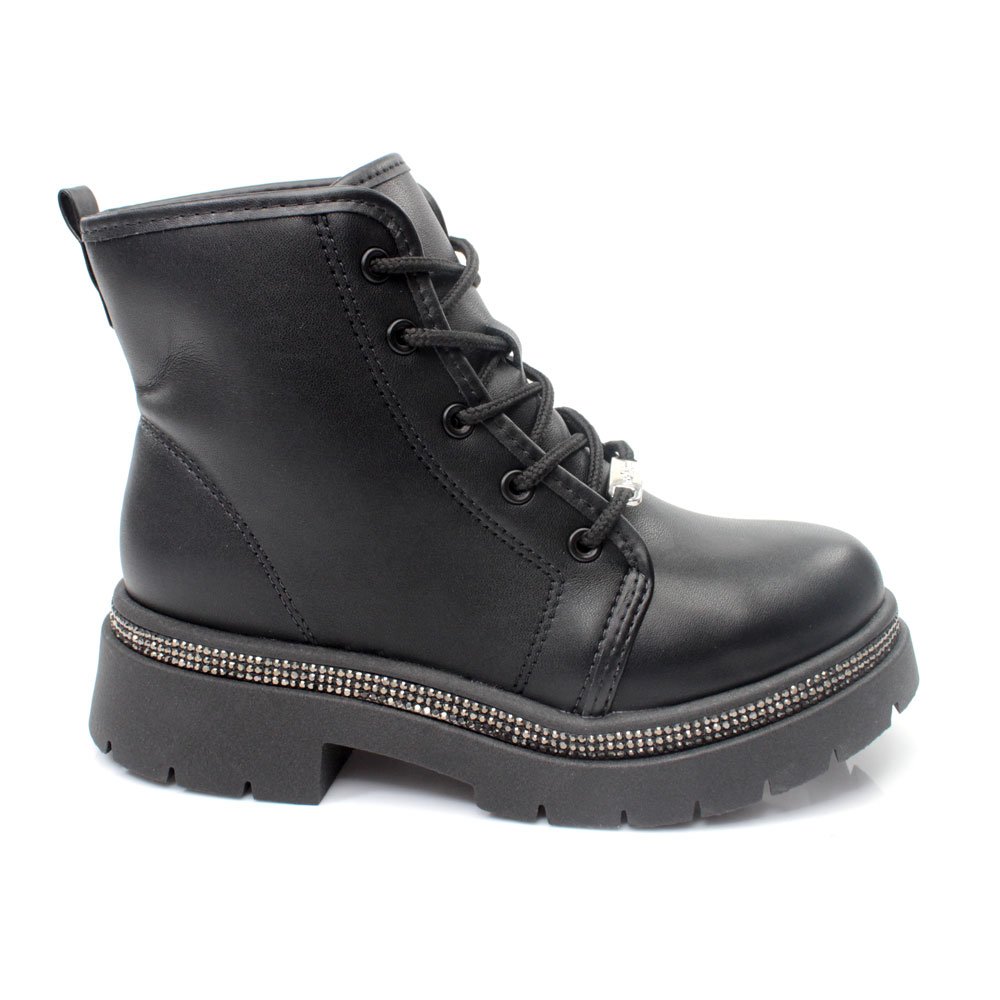 Bota Molekinha 2182.200.27448.15745 Preto 26-36 Com 12 Pares