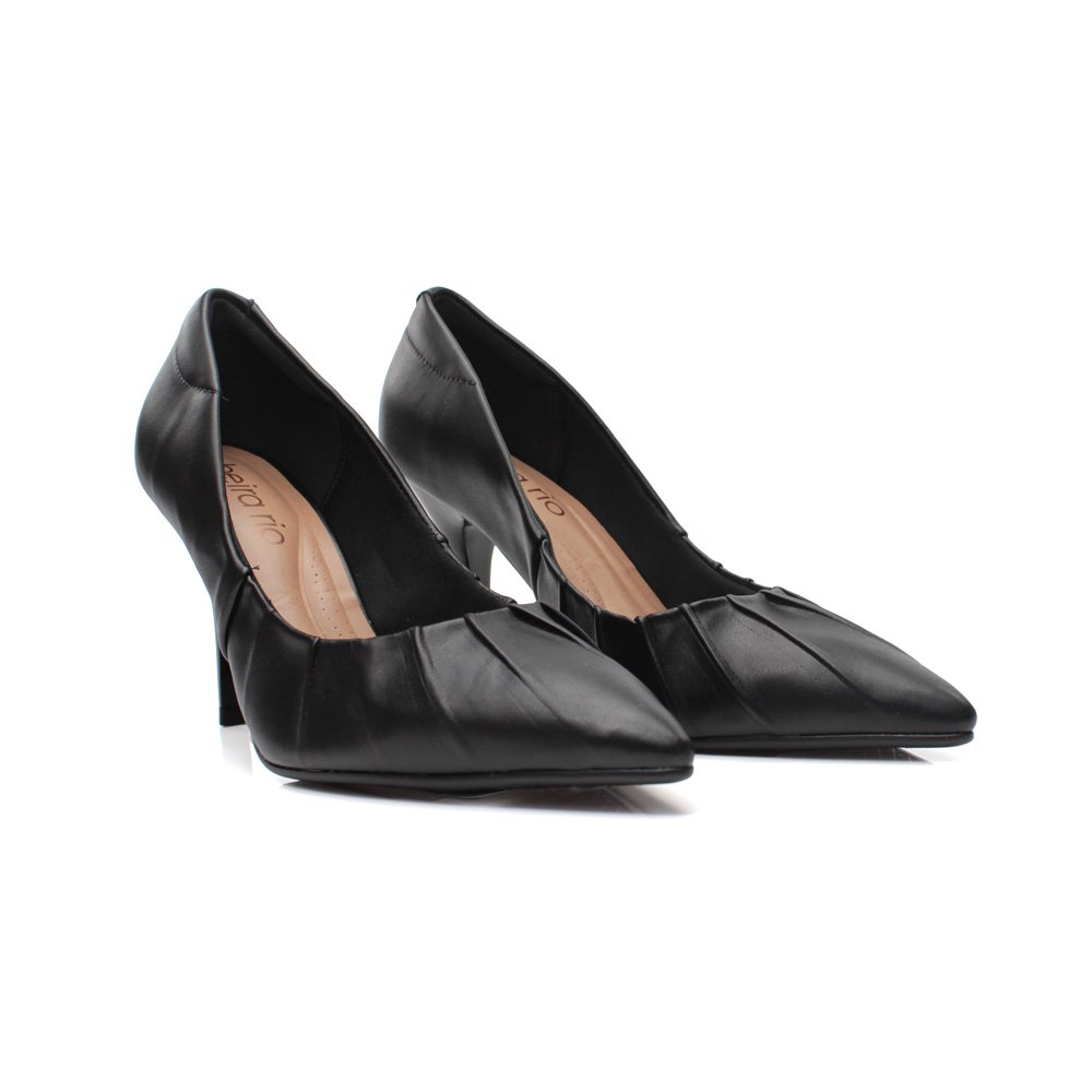 Sapato Scarpin Beira Rio 4122.1491.18462.15745 Preto 34-39 Com 8 Pares