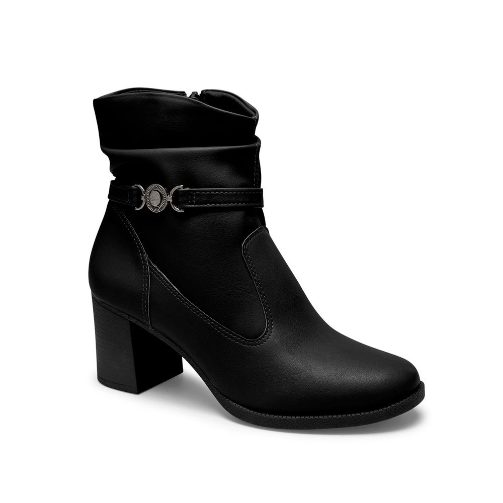 Bota dakota almeria da825-0001 preto 34-39 Com 9 Pares