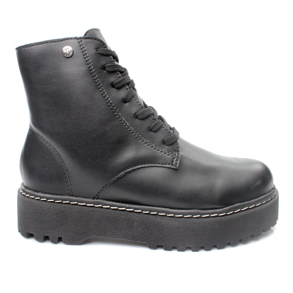 Bota Coturno Via Uno 561017SFBVV 217300 Mestico Preto 34-39 Com 9 Pares