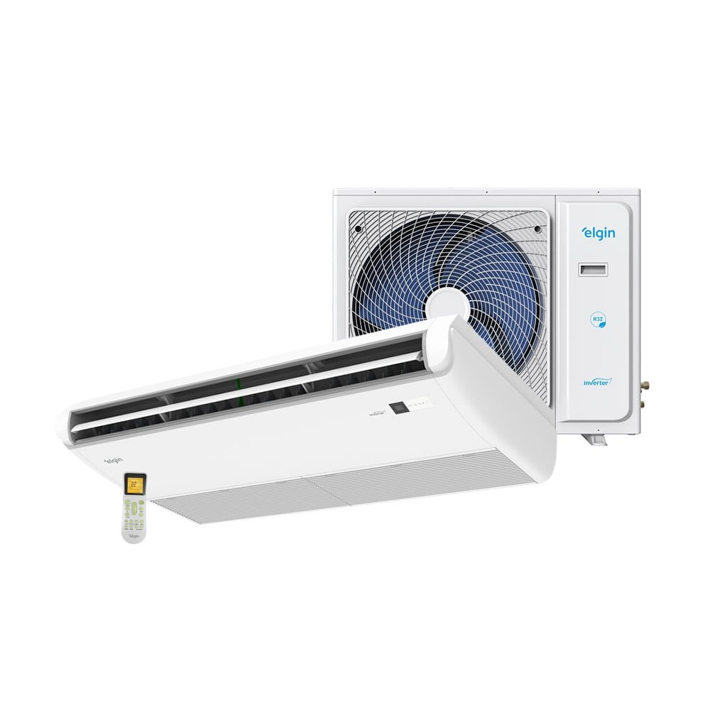 Ar Condicionado Split Piso Teto Inverter Elgin Plus 48000 BTU/h Frio Monofásico 45PDFI48C2DA ¿ 220 Volts
