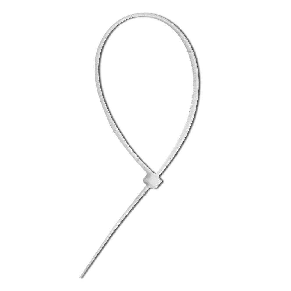 Abraçadeira Nylon Branca 7.6 X 400 - pacote com 100