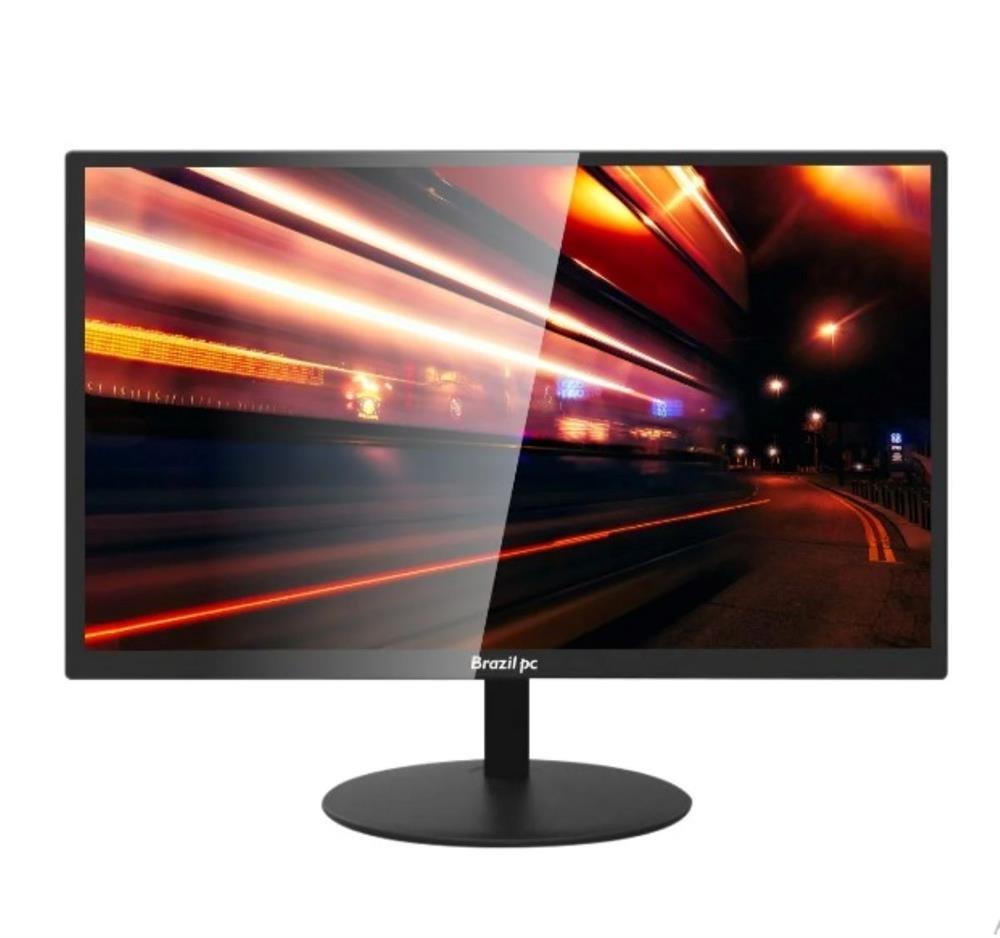 Monitor Led Brazil PC 19" BPC-19WE02-B Preto Widescreen