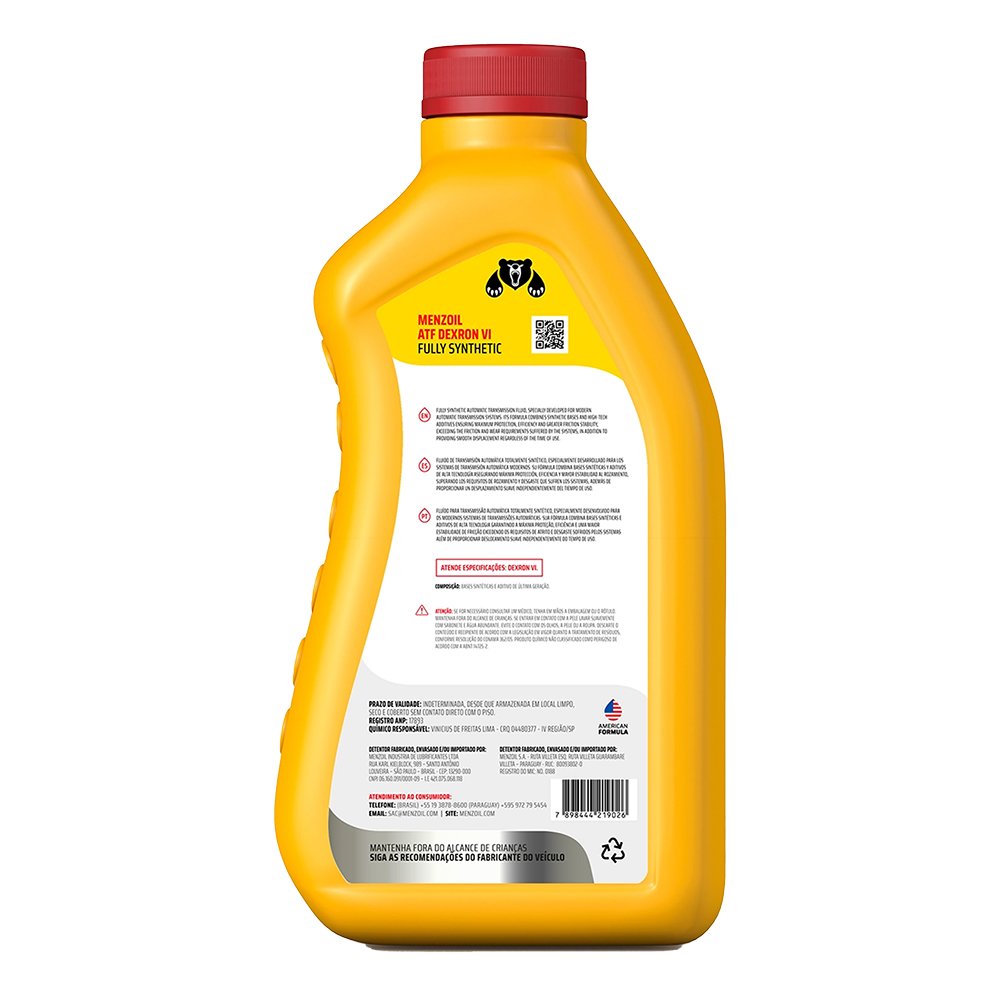 Atf Dexron Vi Synthetic 1,0Lt