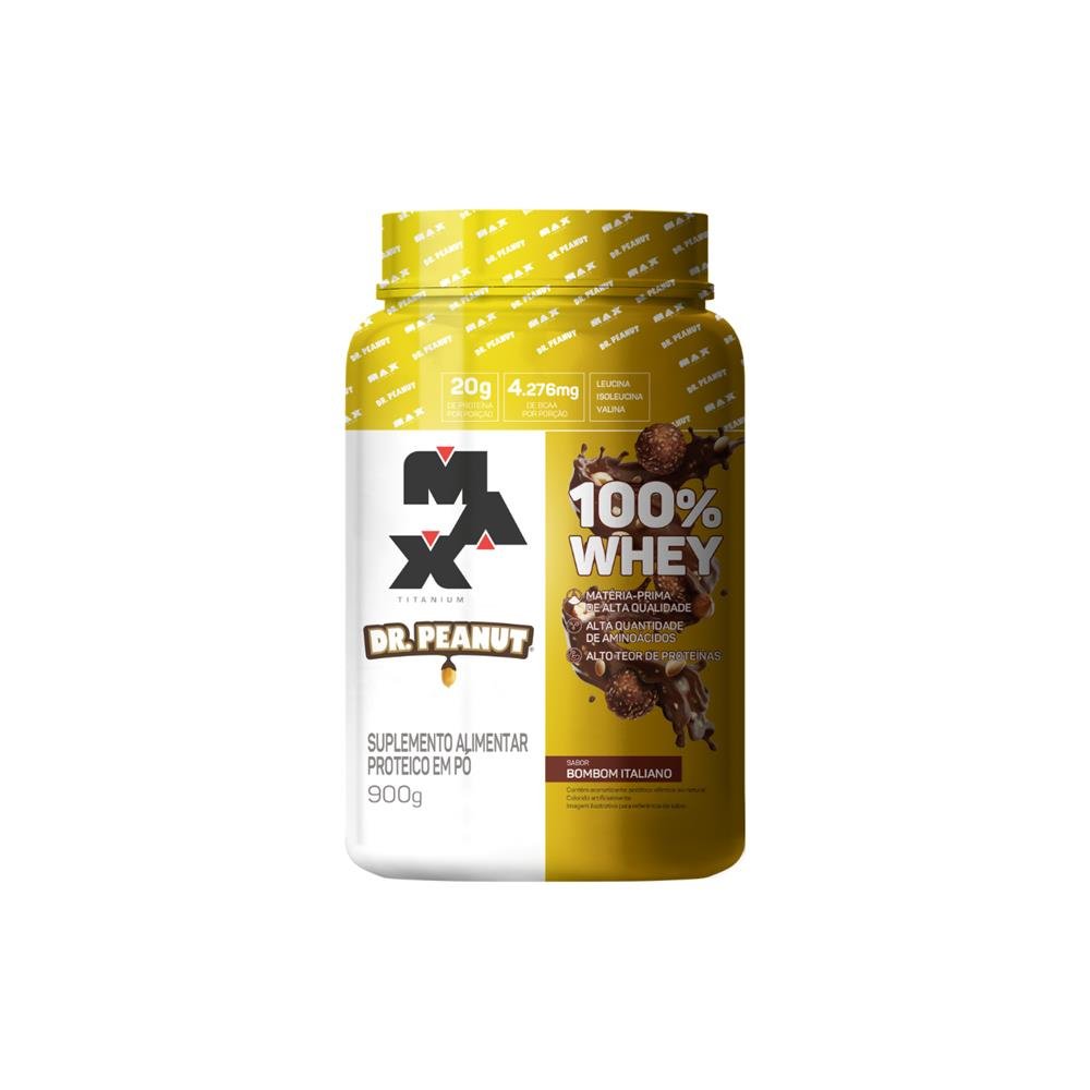 100% Whey Bombom Italiano Dr.Peanut Pote 900g