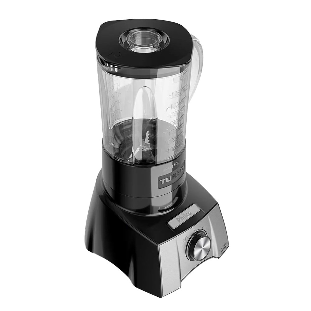 Liquidificador Philco PLQ1430P 1400W 12 Velocidades + Pulsar - Copo Tritan, 3 Litros, Preto, 110V