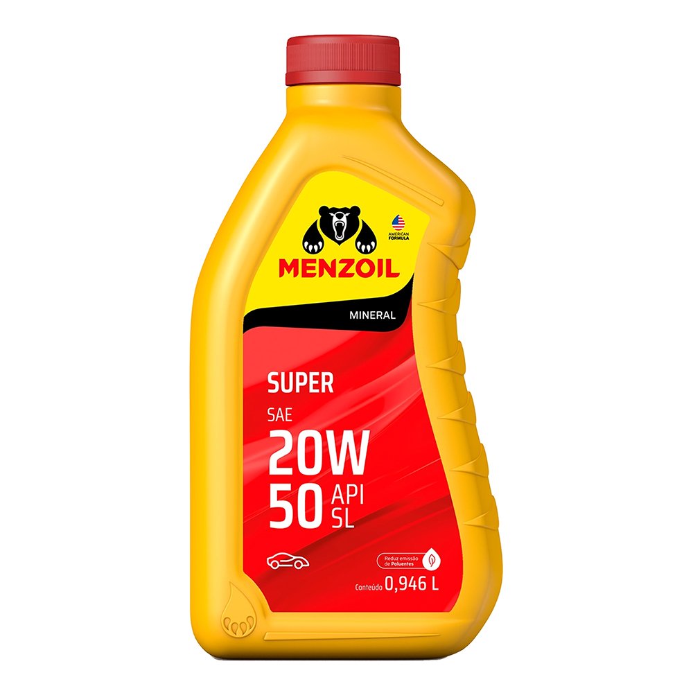 Oleo Lubrificante Super Sae 20W50 Api Sl. 0,946L