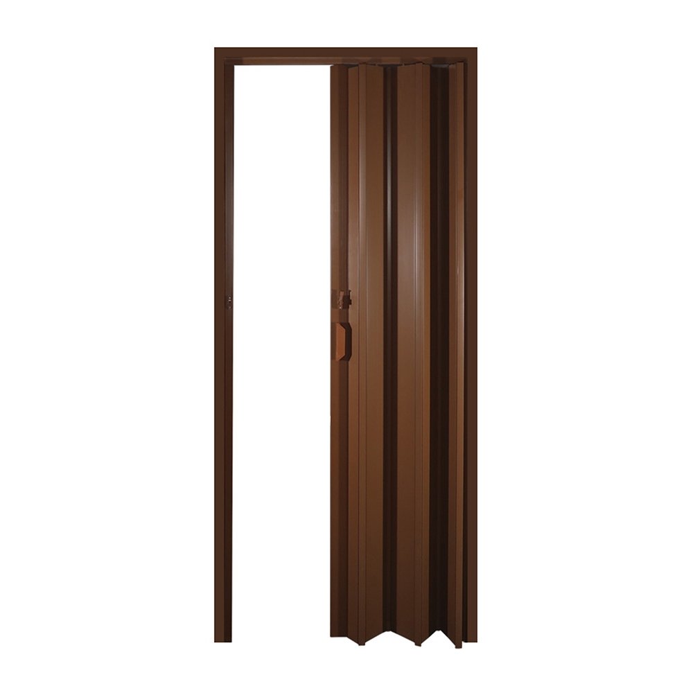 Porta Sanfonada PVC Multilit 60,0cm x 2,10m Mogno