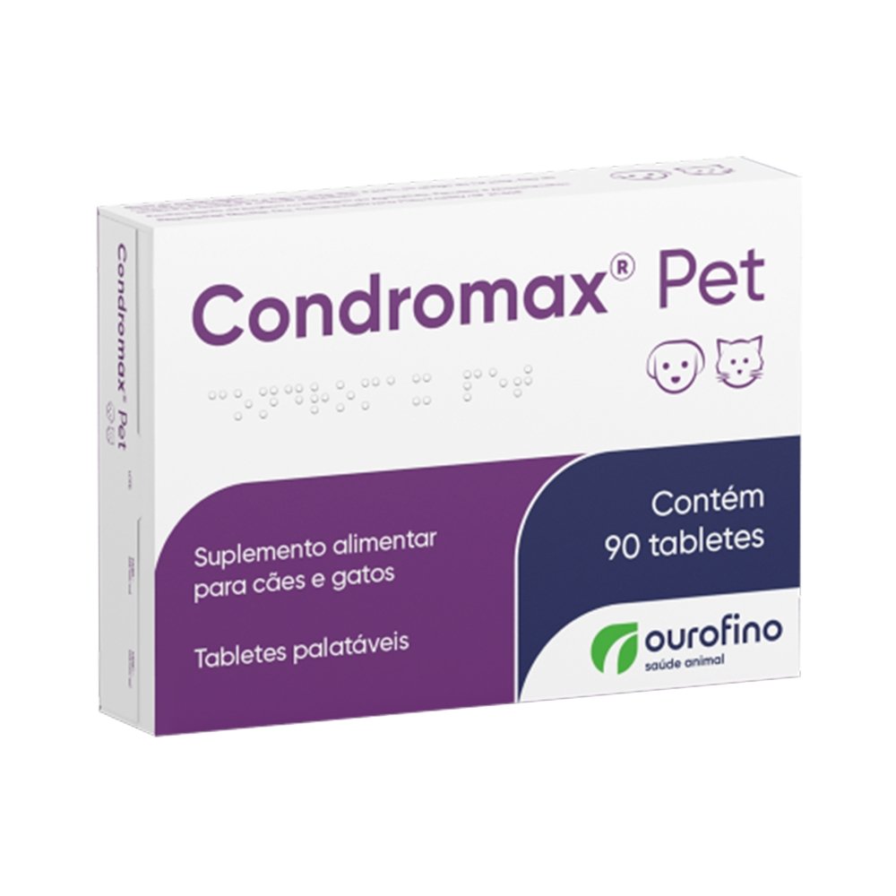 Condromax Pet Ourofino Condroprotetor 30 Comprimidos