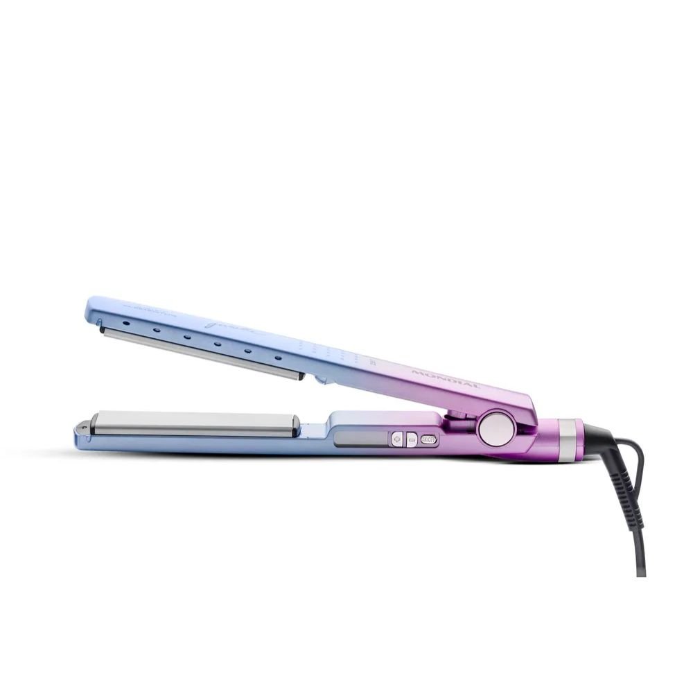 Prancha Alisadora By Juliette Mondial P-JU-03 Bivolt Rosa/Azul