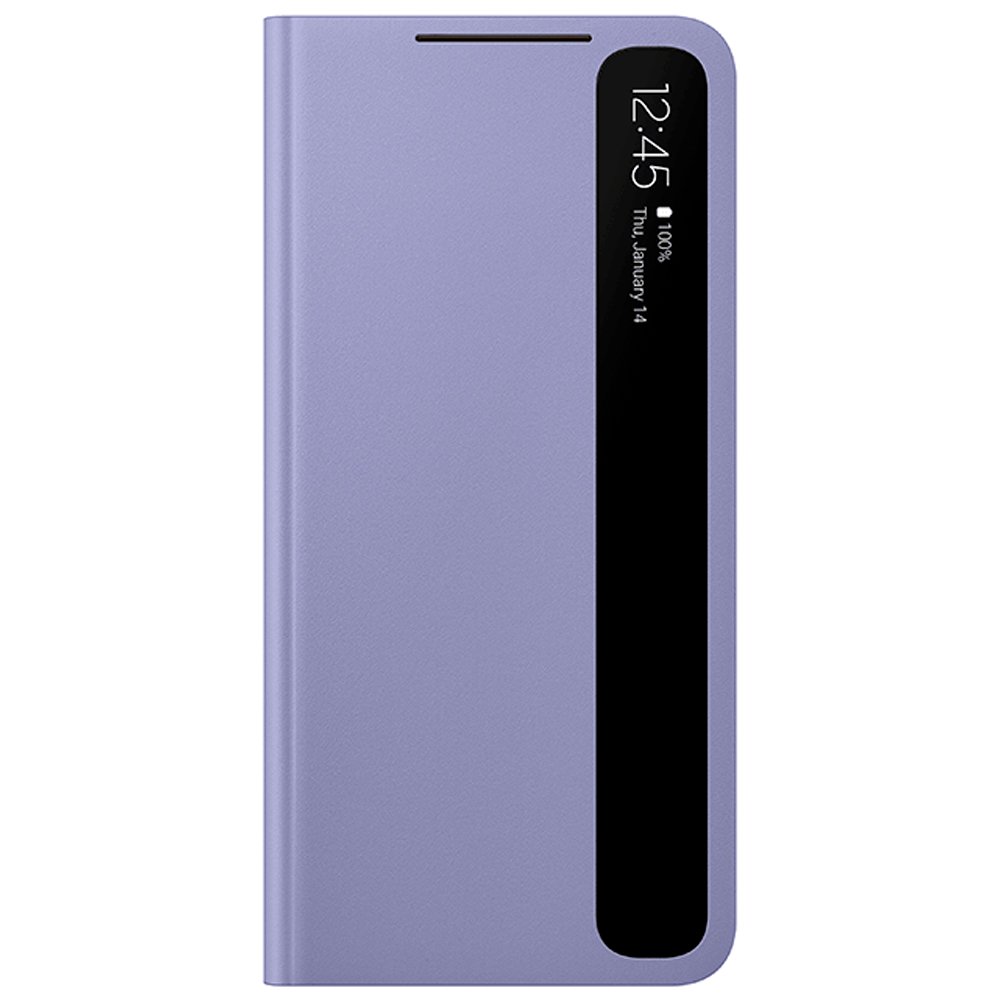 Capa protetora Galaxy S21 Smart Clear View Samsung Violeta EF-ZG991CVEGWW