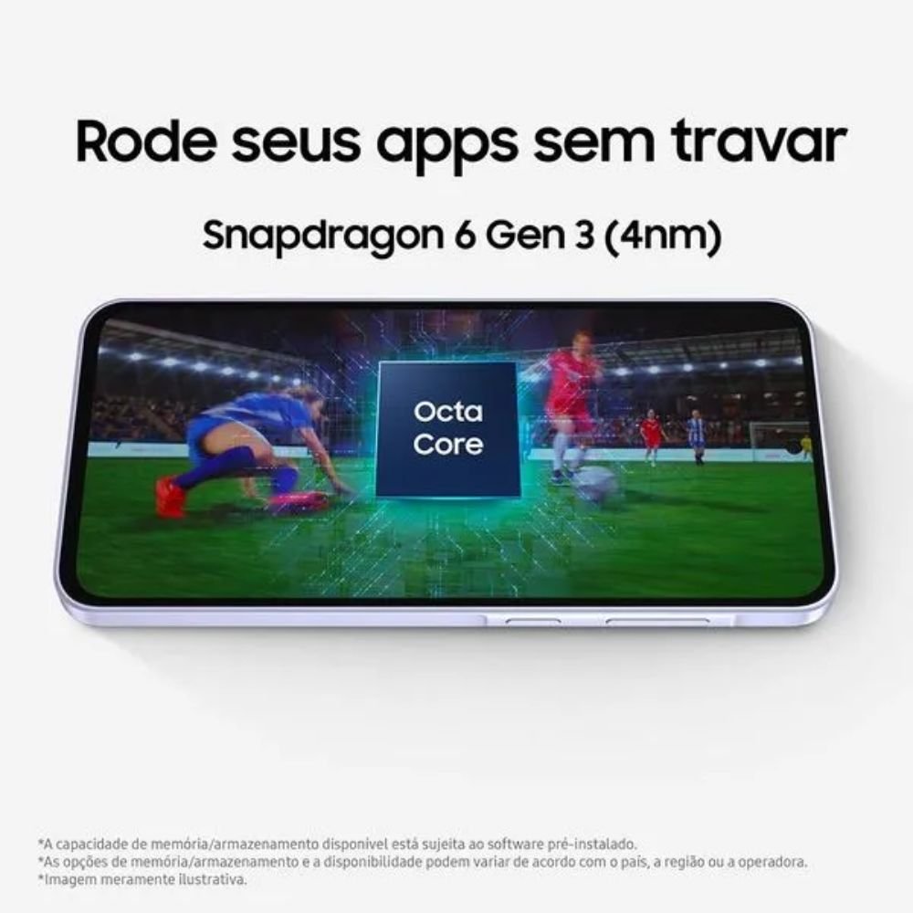 Smartphone Samsung Galaxy A36 5G Tela 6.7 128GB 6GB RAM Camera Tripla 50MP AI Preto