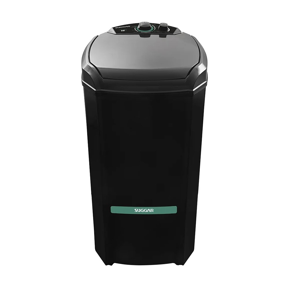 Lavadora De Roupas Suggar Semi Automática Lavamatic LC1622 - 16Kg, Preto, 220V