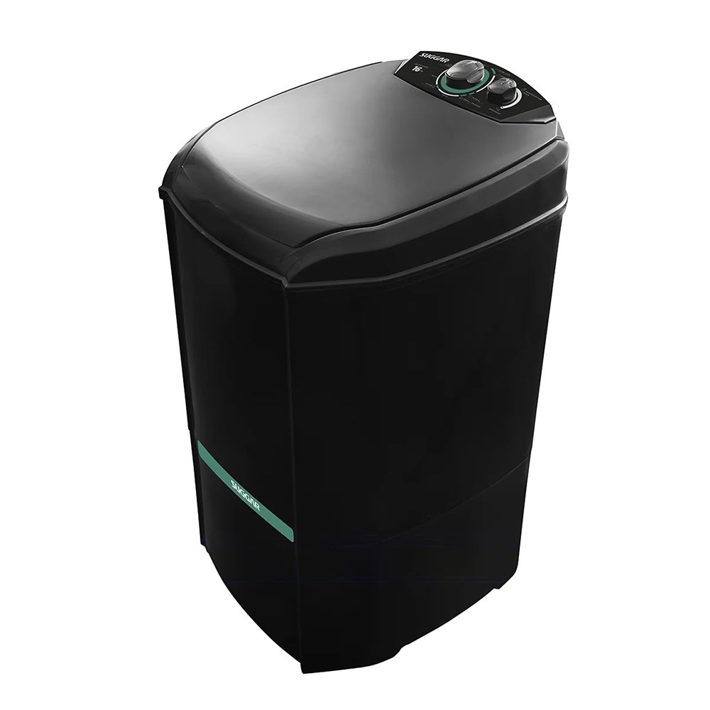 Lavadora De Roupas Suggar Semi Automática Lavamatic LC1622 - 16Kg, Preto, 220V