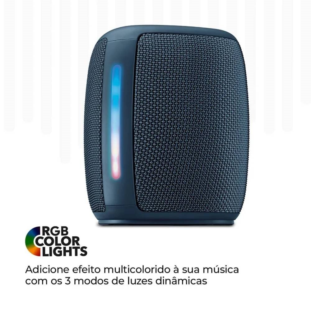 Caixa de Som Aiwa Mini Speaker AWS-SP-03-BL - Bateria, 15W RMS, Azul