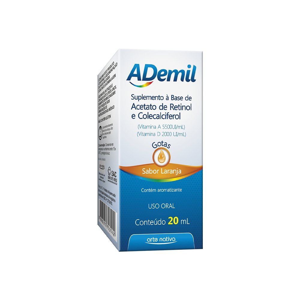 Ademil Arte Nativa Vitamina a e D 20ml