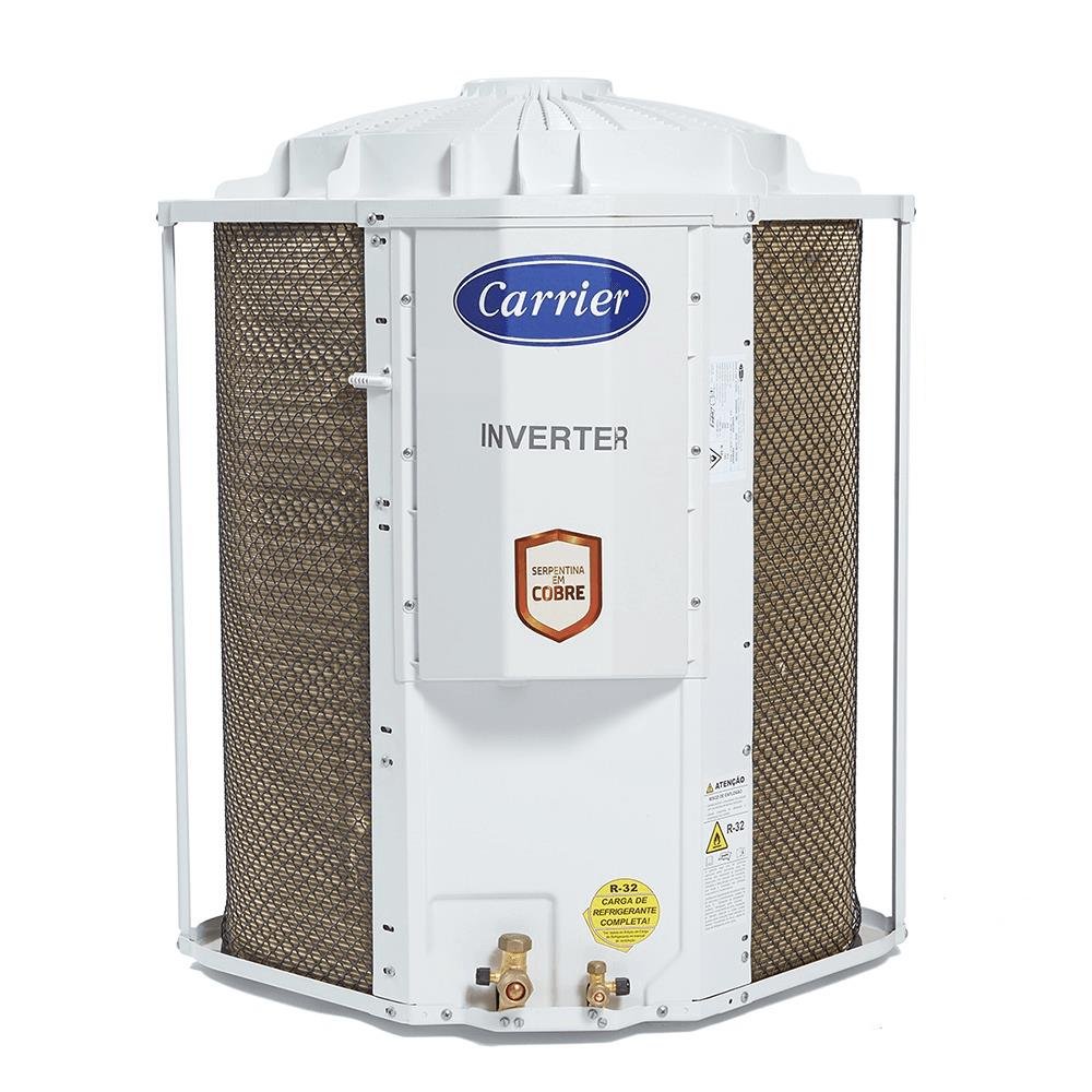 Ar Condicionado Split Inverter Cassete 4 Vias Carrier Connect 48000 BTU/h Frio Monofásico 38CCVE48515MC ¿ 220 Volts