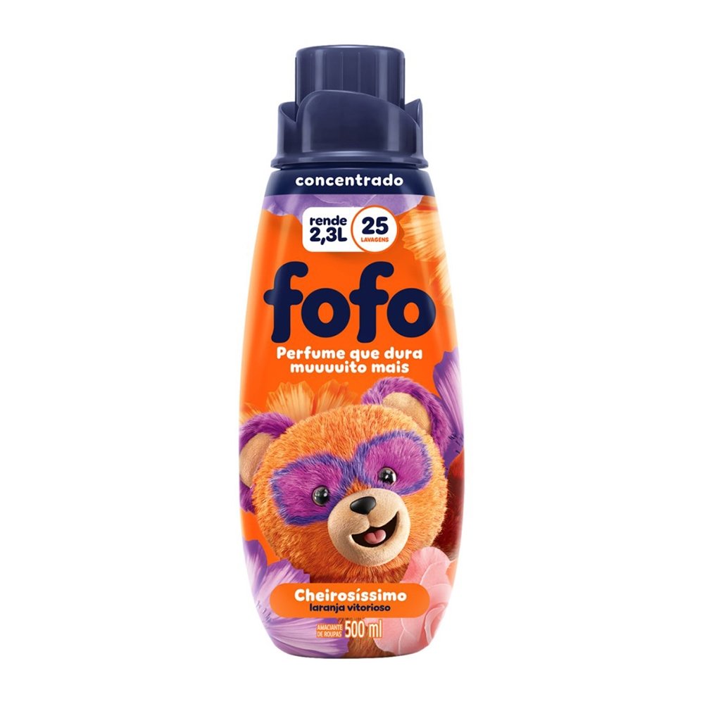 Amaciante Fofo Concentrado Laranja Vitorioso 500ml