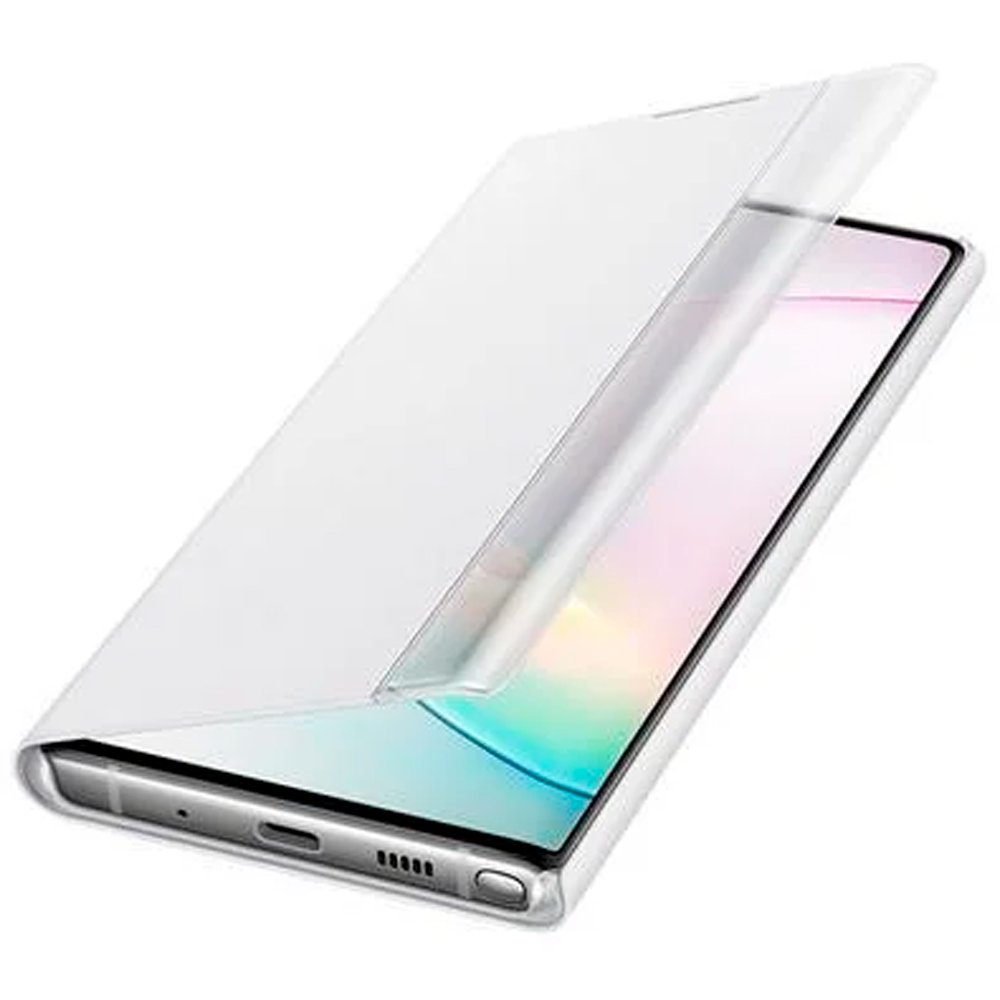 Capa Samsung Clear View Galaxy Note 10 Tela:6.3 Sm-n970 - Branca