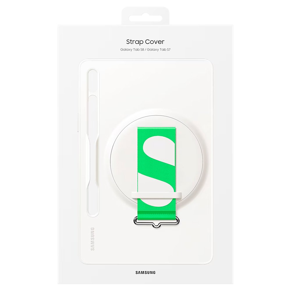 Capa Protetora Strap c/ cinta Galaxy Tab S8 Samsung Branco EF-GX700CWEGWW