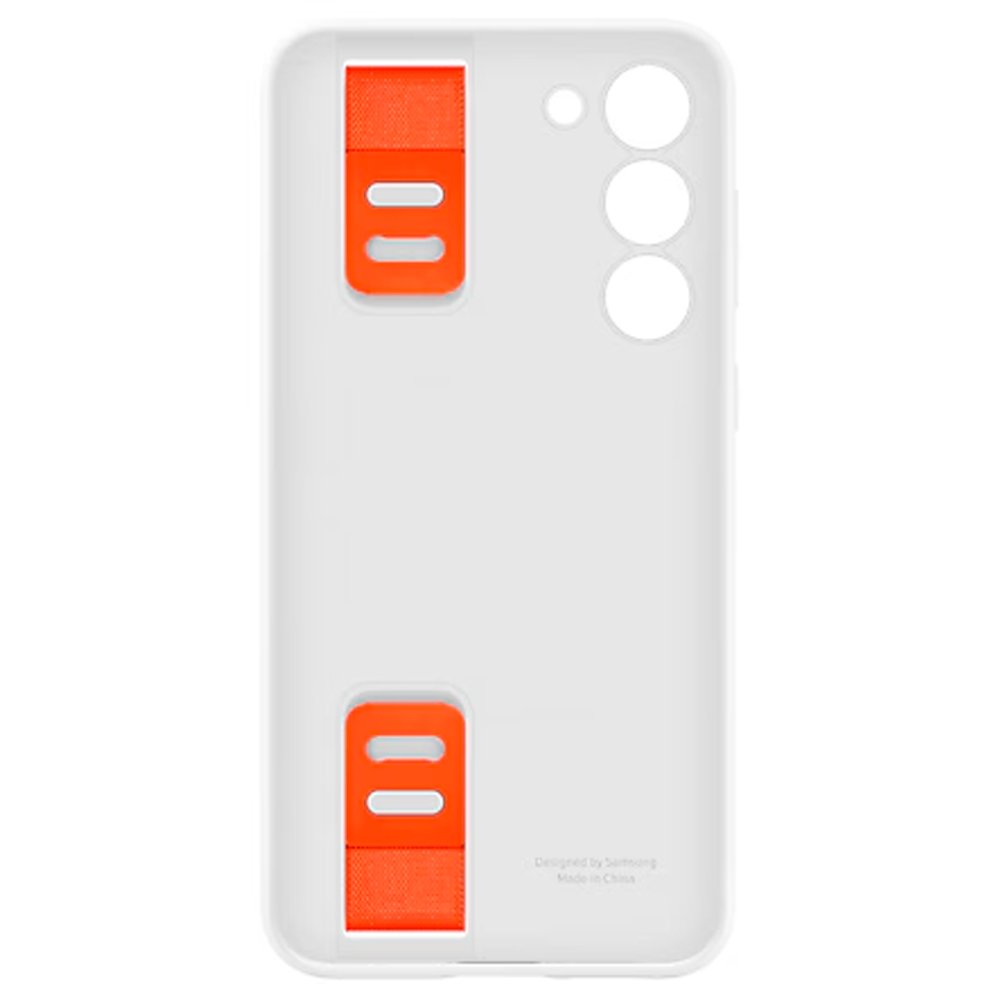 Capa Silicone Cinta para Galaxy S23+ Branca EF-GS916TWEGWW