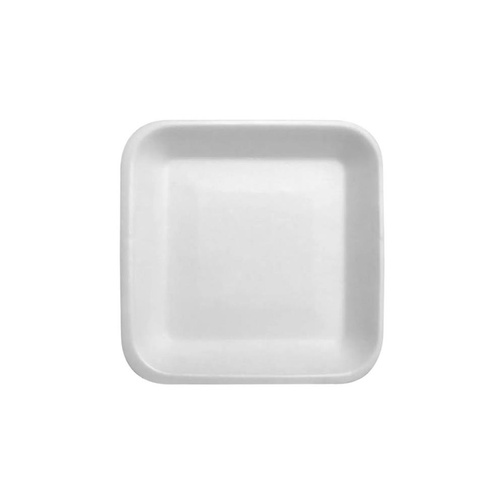 Bandeja Isopor Rasa Isobras B1r 150X150x18mm Com 100 Unidades