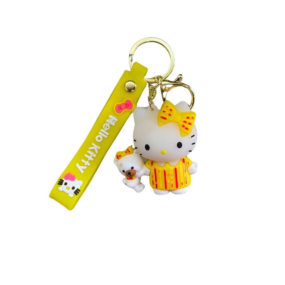 Chaveiro Divertido Hello Kitty Com 6 Unidades