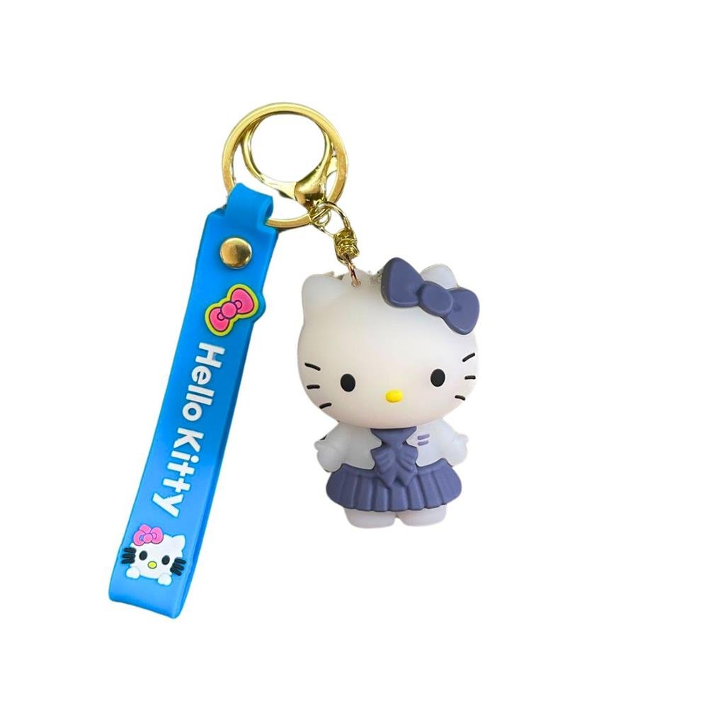 Chaveiro Divertido Hello Kitty Com 6 Unidades