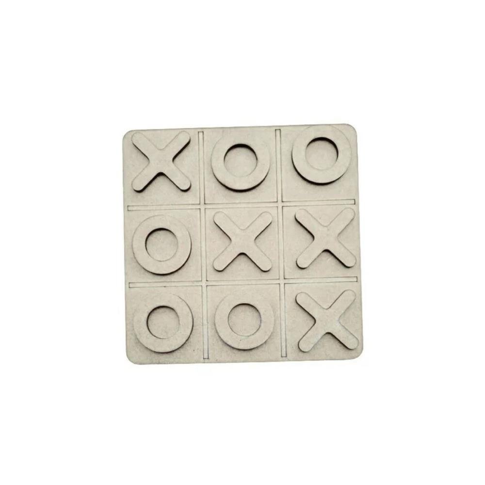 Jogo Da Velha Madeira Art-Brink 14Cm