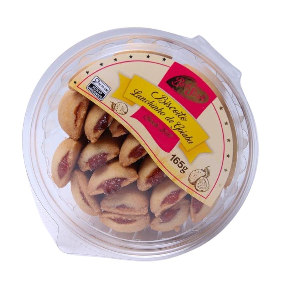 Biscoito Amanteigado Lanchinho Com Goiaba 165g