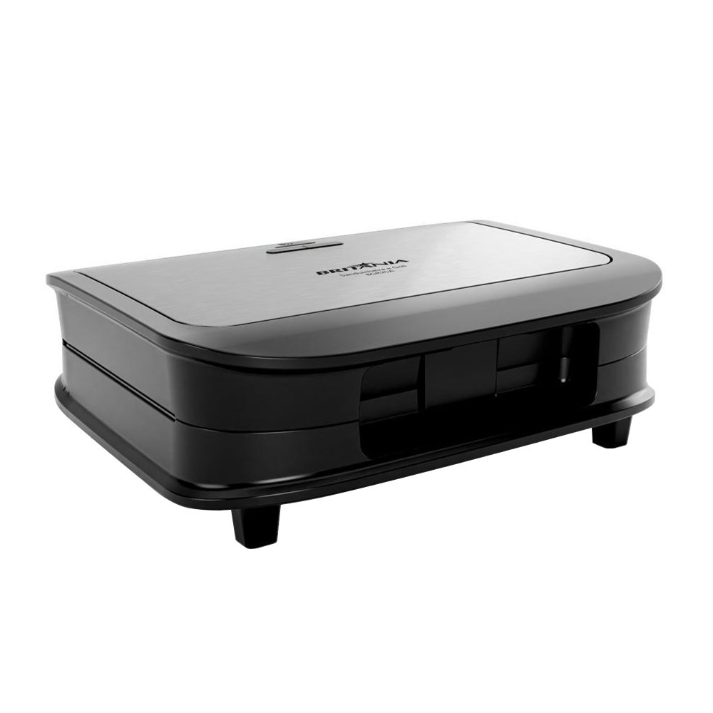 Sanduicheira/Grill Britânia BGR25A - 2 Em 1, 750W, Preto/Inox, 220V