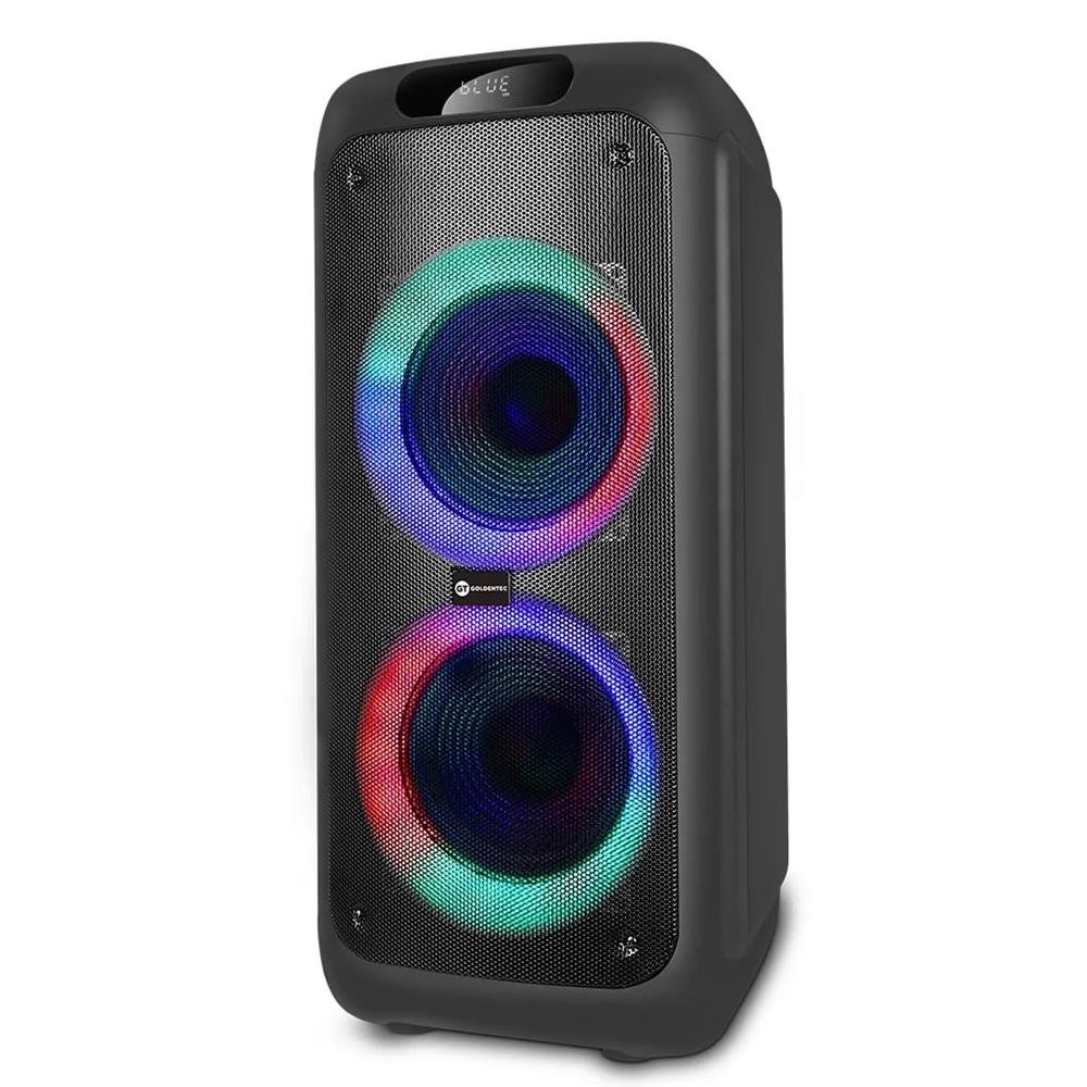 Caixa De Som Bluetooth Goldentec Evoke 1001 Tws 1000W Rms Preto