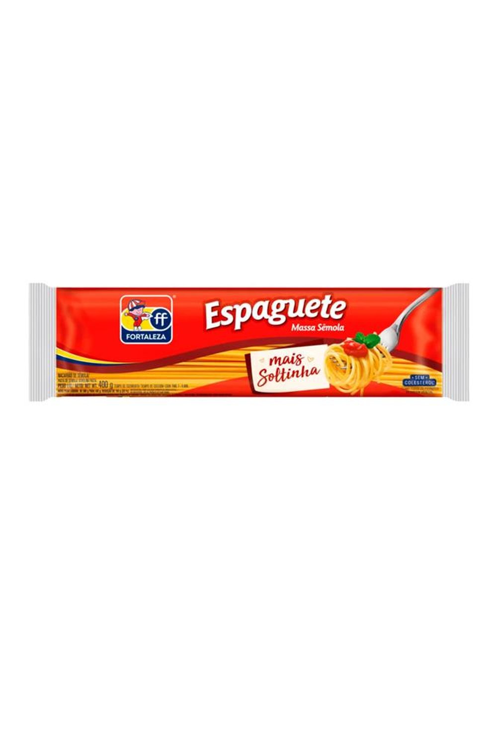 Macarrão Espaguete Massa de Sêmola Fortaleza 14x400g