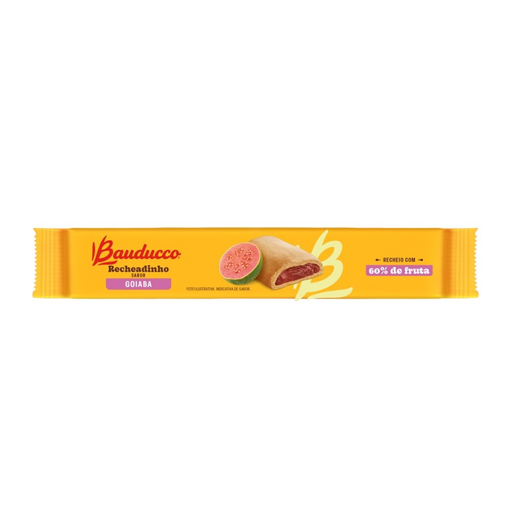 Biscoito Bauducco Recheadinho Goiaba 45x112g