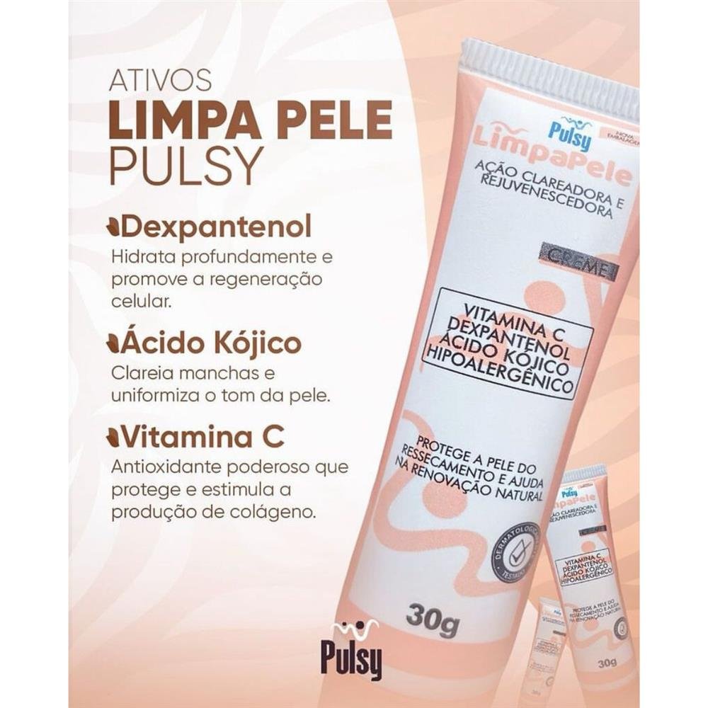 Pomada Pulsy Limpa Pele 30g